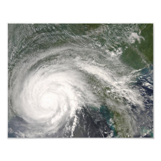 Hurrikan Gustav über Louisiana Fotodruck (Vorne)