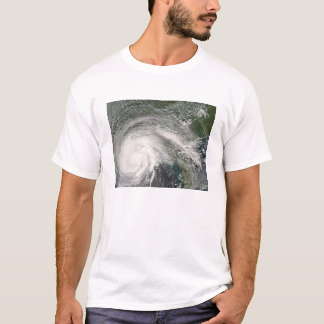 Hurrikan Gustav über Louisiana T-Shirt (Vorderseite)
