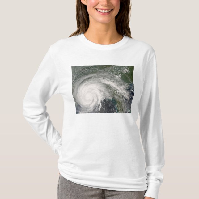 Hurrikan Gustav über Louisiana T-Shirt (Vorderseite)