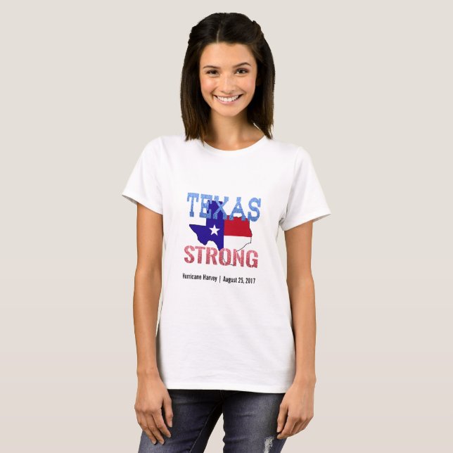 Hurrikan Harvey Texas stark T-Shirt (Vorne ganz)