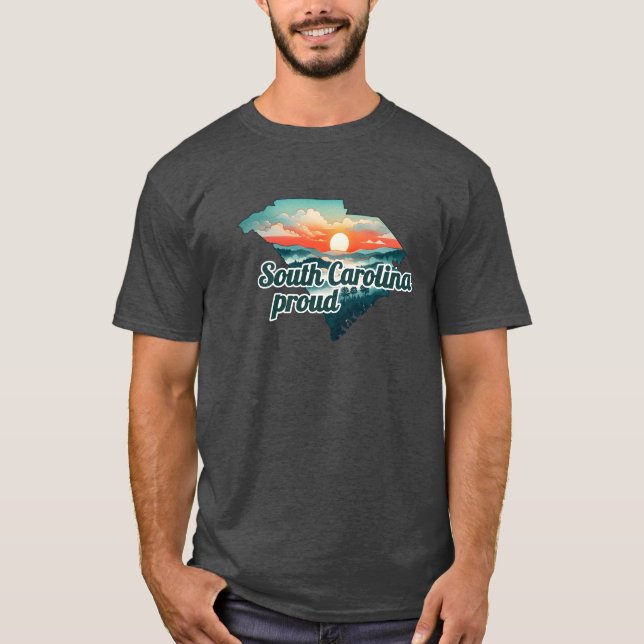 Hurrikan Helene Fundraiser South Carolina Strong T-Shirt (Vorderseite)