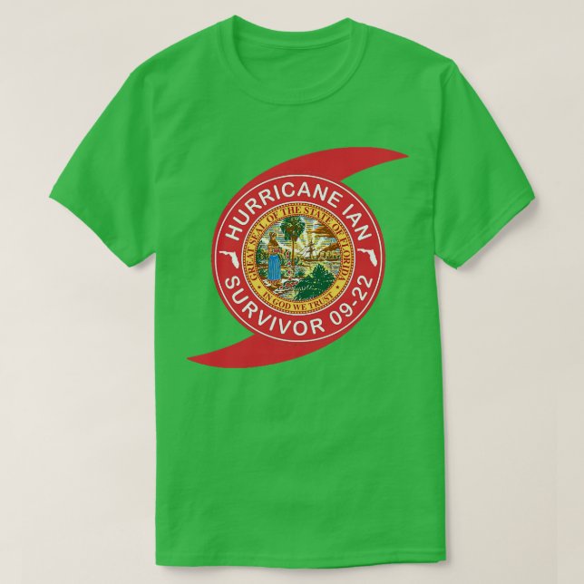 Hurrikan Ian Survivor 2022 T-Shirt (Design vorne)