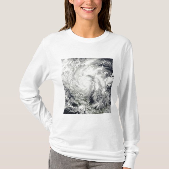 Hurrikan Ida über Nicaragua T-Shirt (Vorderseite)
