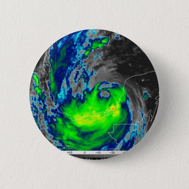 HURRIKAN IKE FARBradar Button (Vorderseite)