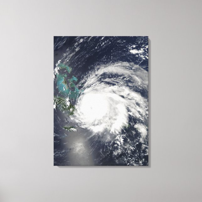Hurrikan Ike über Kuba, Hispaniola Leinwanddruck (Vorderseite)