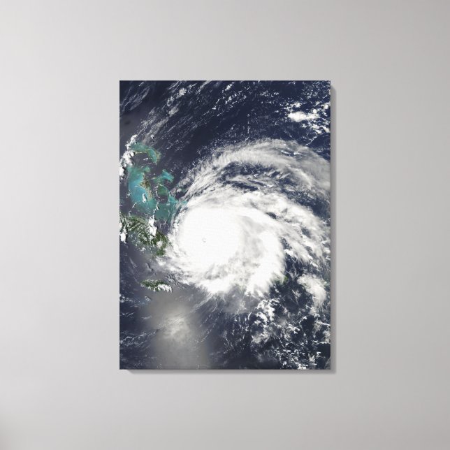 Hurrikan Ike über Kuba, Hispaniola Leinwanddruck (Vorderseite)
