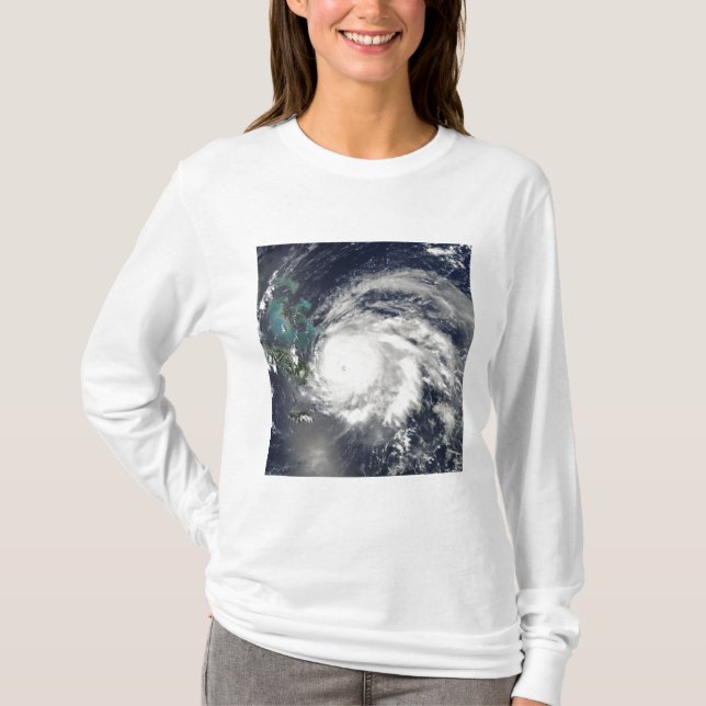 Hurrikan Ike über Kuba, Hispaniola T-Shirt (Vorderseite)
