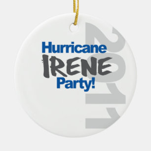Hurrikan-Irene-Party 2011 Keramik Ornament