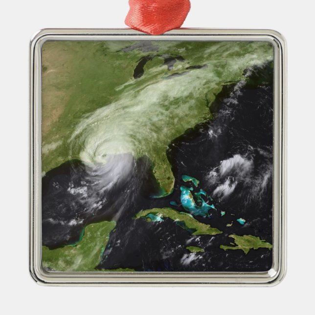 Hurrikan Katrina 4 Ornament Aus Metall (Vorne)