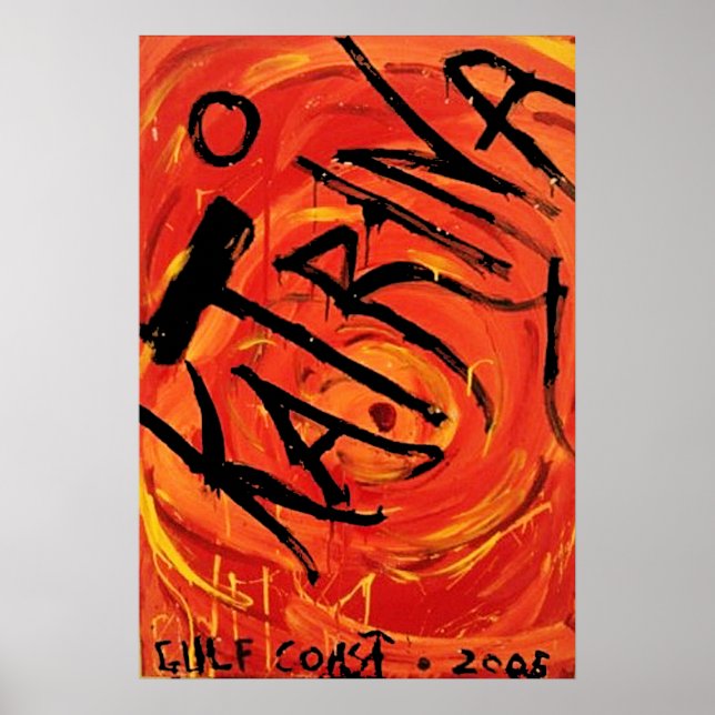 Hurrikan Katrina Poster (Vorne)