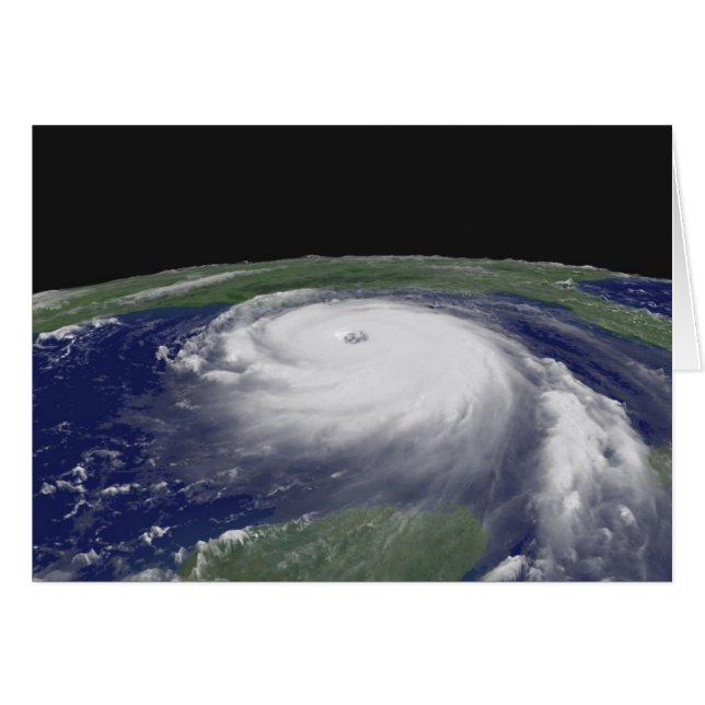 Hurrikan Katrina Satellitenbild (Vorderseite (Horizontal))