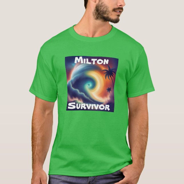 Hurrikan Milton Survivor Florida Storm T-Shirt (Vorderseite)