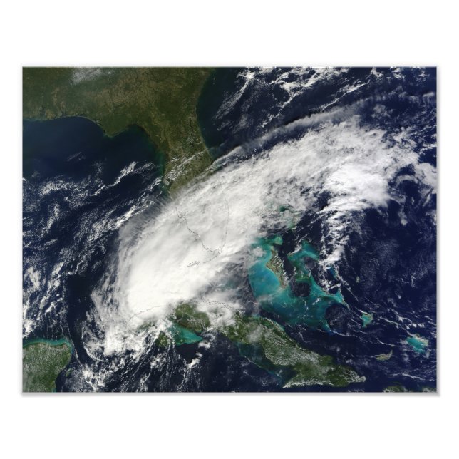 Hurrikan Paula Fotodruck (Vorne)