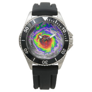 Hurrikan Radar beobachten Armbanduhr