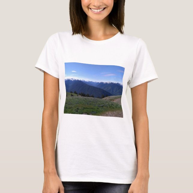 Hurrikan Ridge T - Shirt der Frauen (Vorderseite)