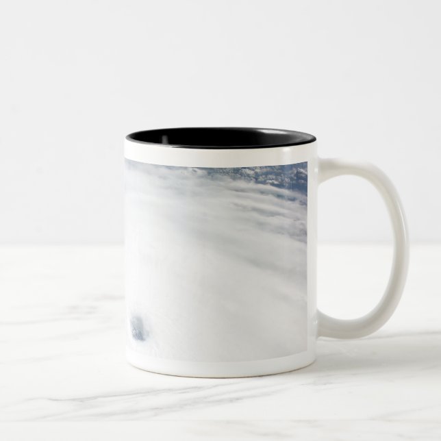 Hurrikan Rita 3 Zweifarbige Tasse (Rechts)