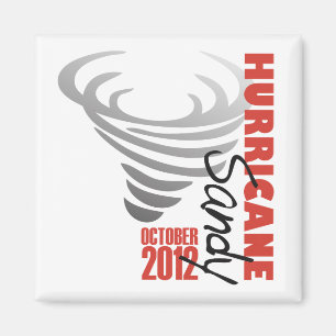 Hurrikan Sandy 2012 Magnet