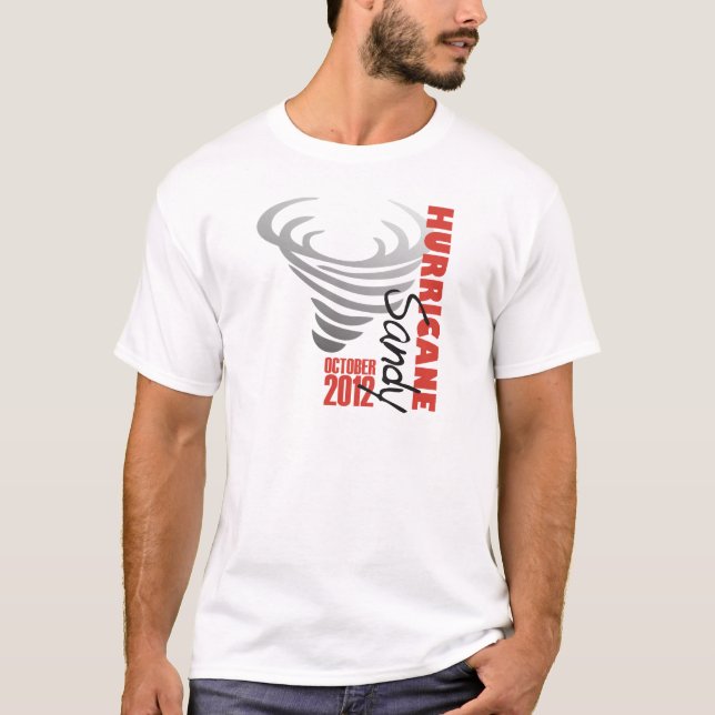 Hurrikan Sandy 2012 T-Shirt (Vorderseite)