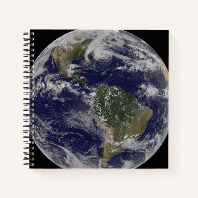 Hurrikan Sandy an der Ostküste der USA. 2 Notizbuch (Vorderseite)