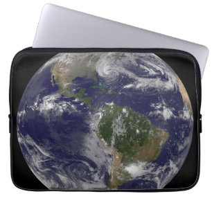Hurrikan Sandy an der Ostküste der USA. Laptopschutzhülle