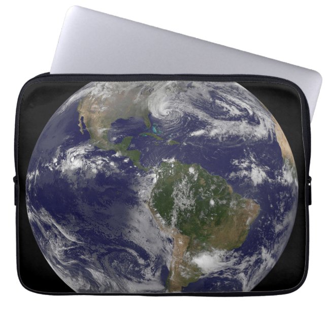 Hurrikan Sandy an der Ostküste der USA. Laptopschutzhülle (Vorderseite)