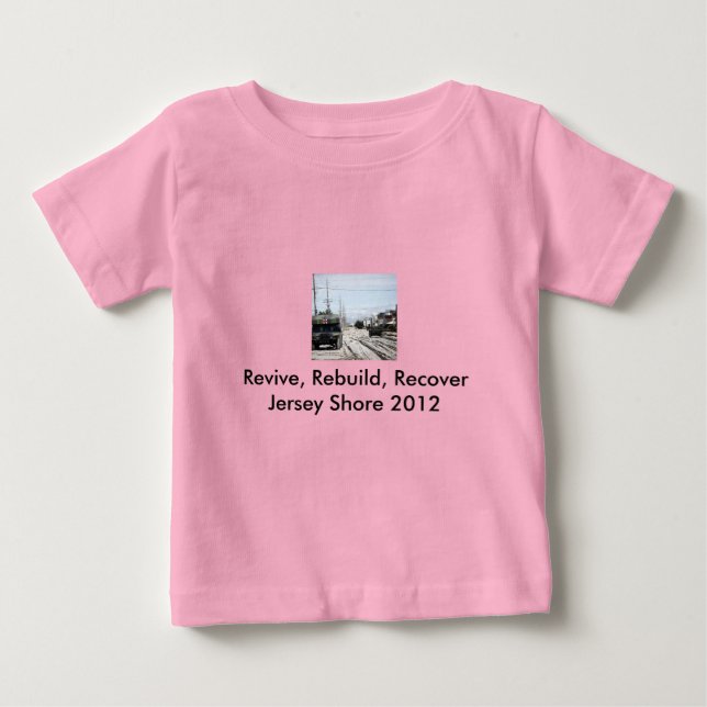 Hurrikan Sandy Baby T-shirt (Vorderseite)