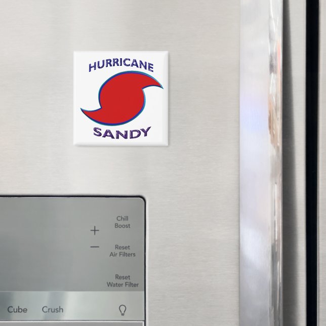 Hurrikan Sandy Symbol Magnet (In Situ (Kühlschrank))