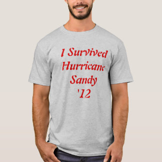 Hurrikan-Sandy-Überlebens-T-Shirt 2012! T-Shirt