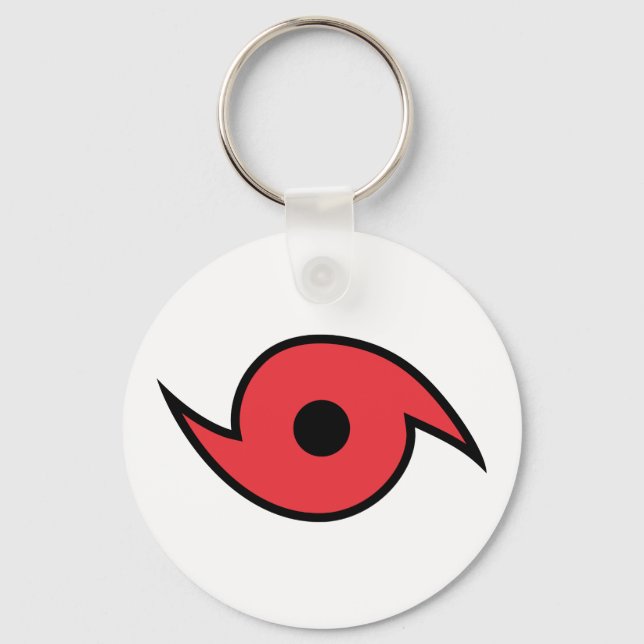 Hurrikan-Symbol Schlüsselanhänger (Vorderseite)