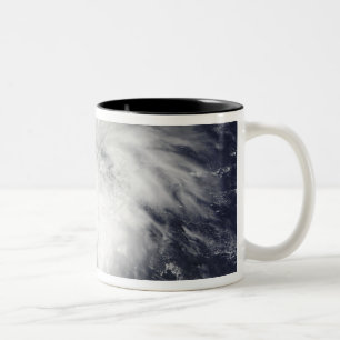 Hurrikan Tomas über den Kleinen Antillen Zweifarbige Tasse