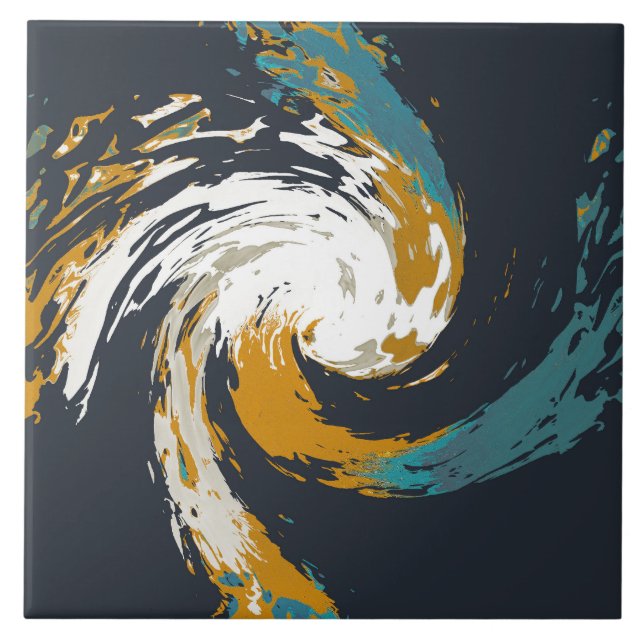Hurrikan Twirl Fliese (Vorderseite)