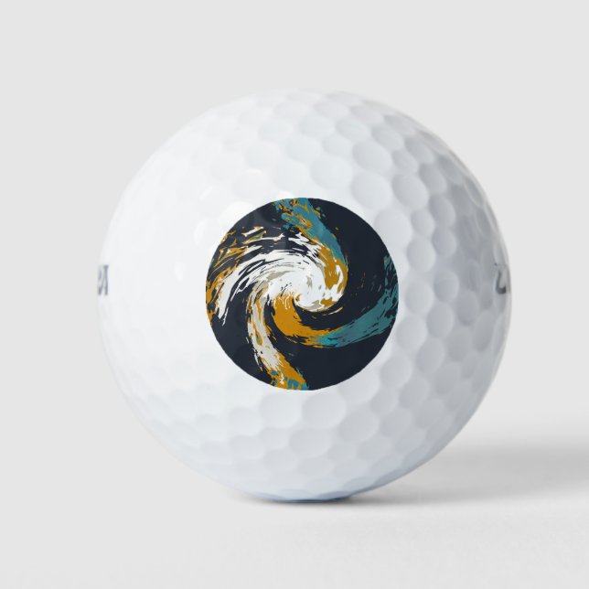 Hurrikan Twirl Golfball (Vorderseite)