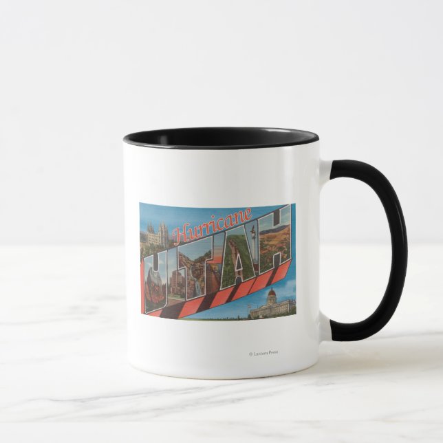 Hurrikan, Utah - Große Briefmarkenszenen Tasse (Rechts)