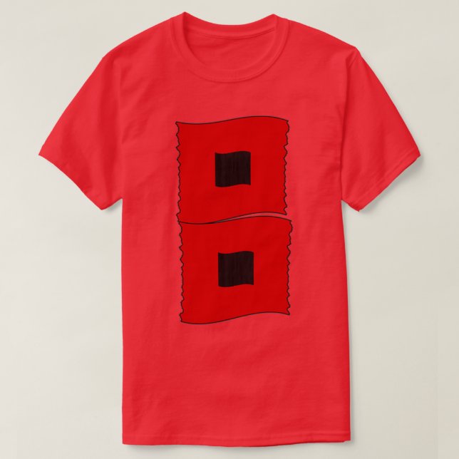 Hurrikan-Warnflaggen Sturmflaggen 1 T-Shirt (Design vorne)