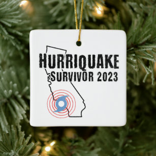 #Hurriquake Survivor 2023 Keramikornament
