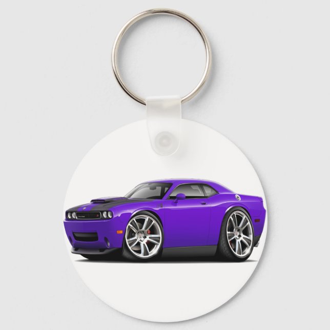 Hurst Challenger Lila Car Schlüsselanhänger (Vorderseite)