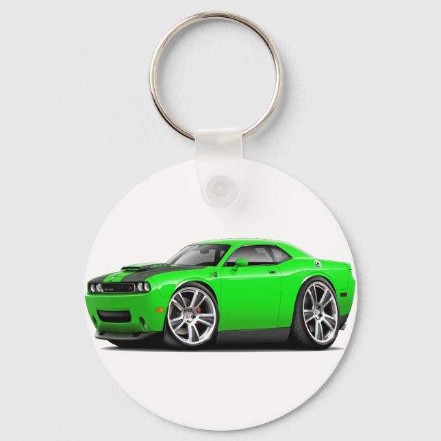 Hurst Challenger Lime Car Schlüsselanhänger (Vorderseite)