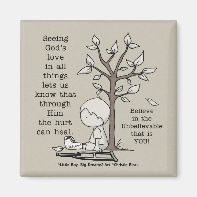 Hurts können heilen magnet (Vorne)