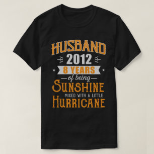 Husband 2012 Geschenk, 8 Jahre Hochzeit T-Shirt