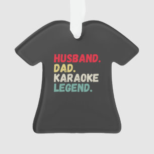 Husband dad karaoke legend vintage customized 