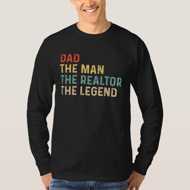 Husband Dad Realtor Legend T-Shirt (Vorderseite)
