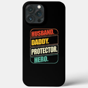 Husband Daddy Protector Hero Fathers Day Gift Vate Case-Mate iPhone Hülle