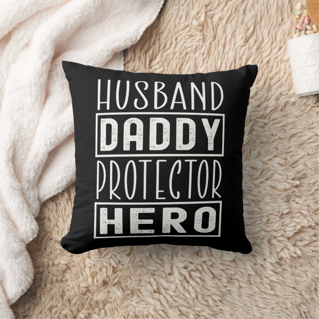 Husband Daddy Protector Hero Veteran Vater Kissen (Decke)