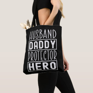 Husband Daddy Protector Hero Veteran Vater Tasche