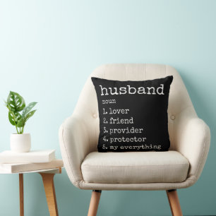 Husband Definition Jubiläum Geschenkkissen   Schw Kissen