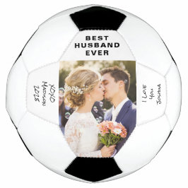Husband Foto Personalisiert Fußball