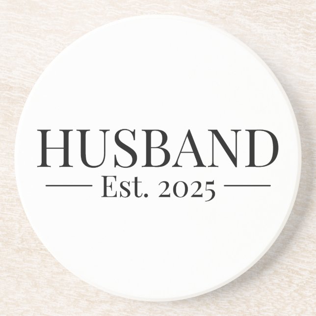 Husband gegründet 2025 getränkeuntersetzer (Vorne)