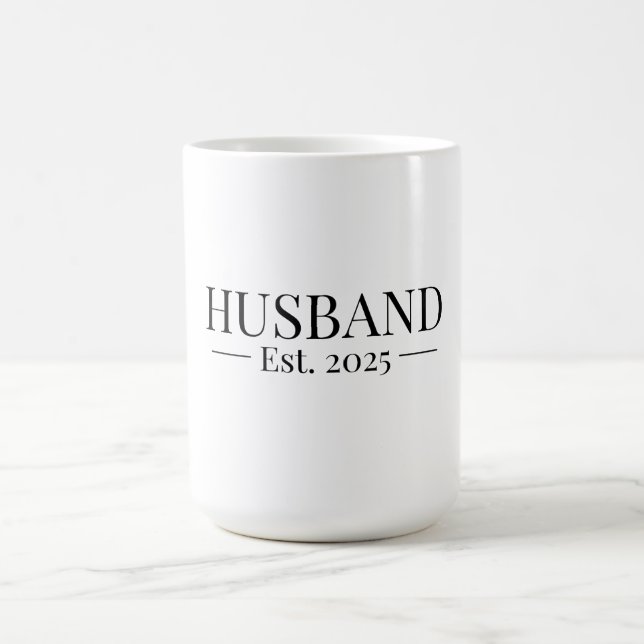 Husband gegründet 2025 kaffeetasse (Mittel)