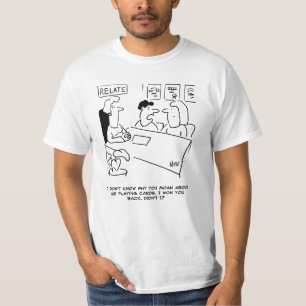 Husband gewinnt Ehefrau zurück und spielt Karten T-Shirt