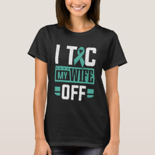 Husband I Tic My Ehefrau Off Tourette Syndrom Awar T-Shirt